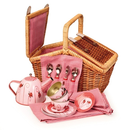 Egmont Toys Service à thé dans un panier